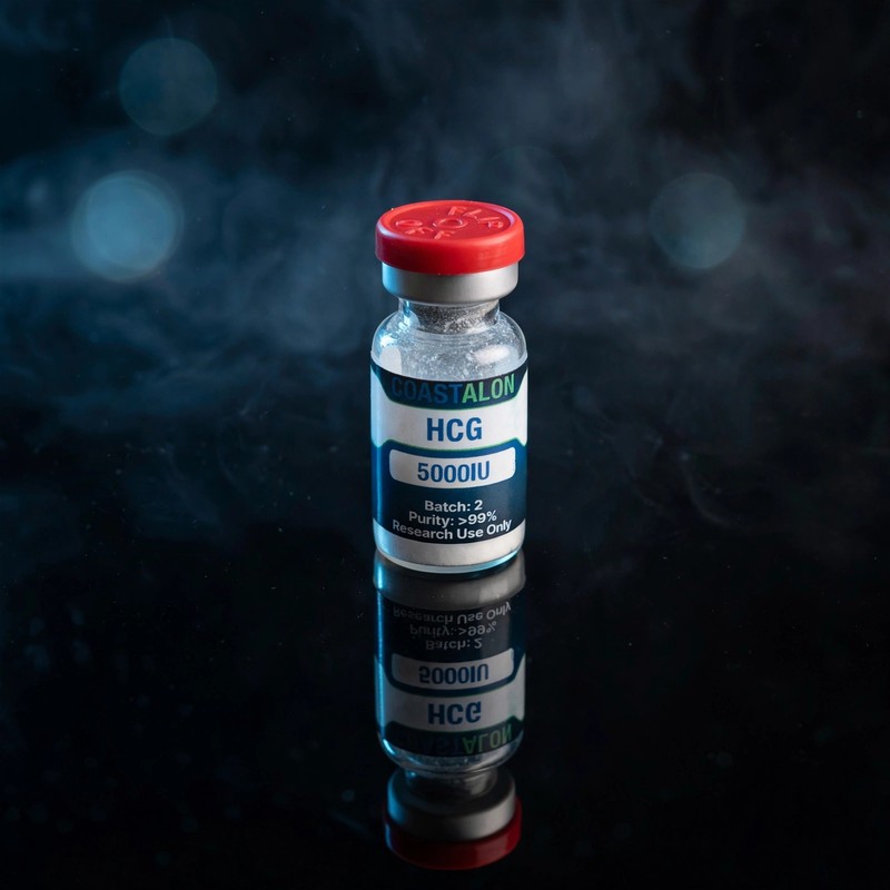 HCG 5000iu research compound vial