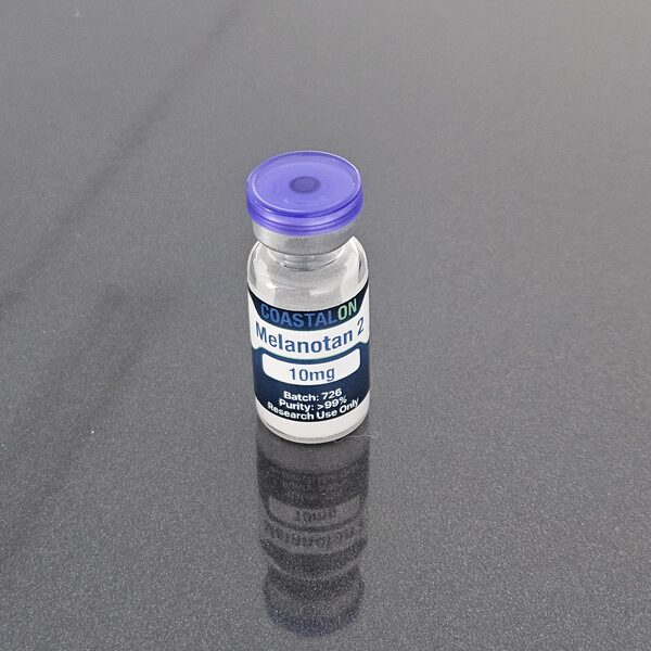 Melanotan 2 research compound vial